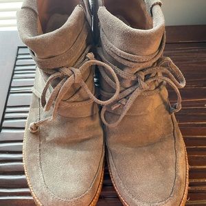 Chocolate Ugg booties 8.5